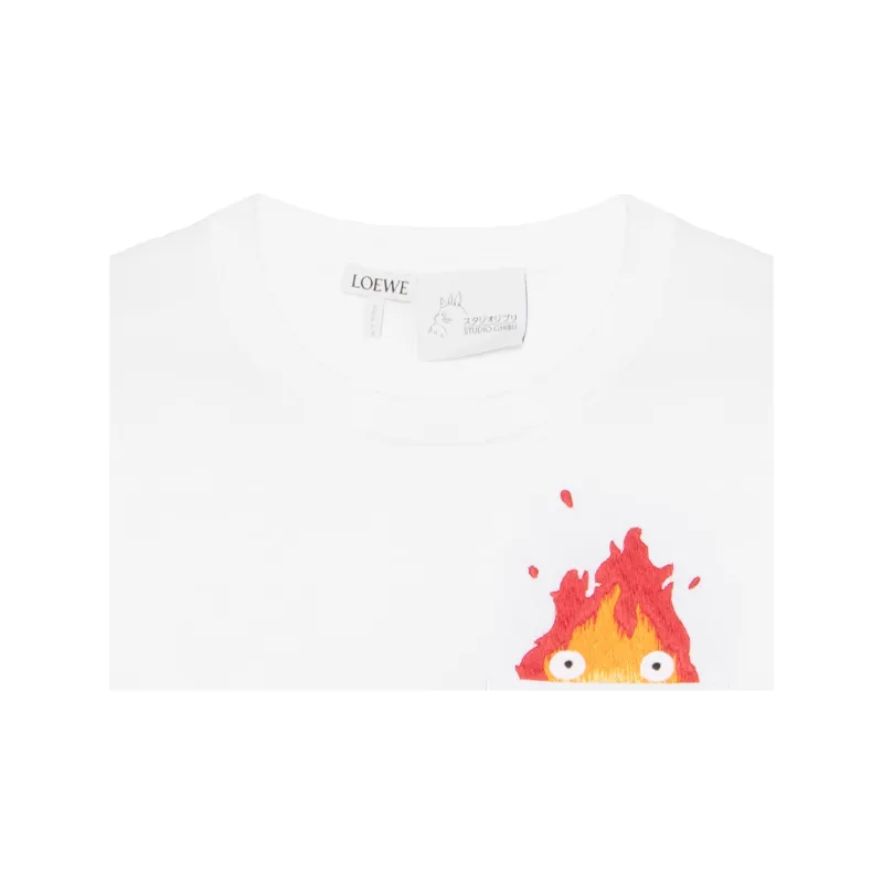 LOEWE x HAERDEYIDONGCHENGBAO SS23 T Shirt Unisex White-2