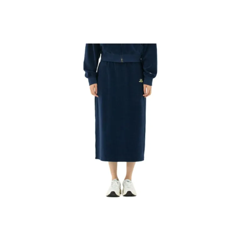 Lee Casual Long Skirt Women's Marine Blue-2
