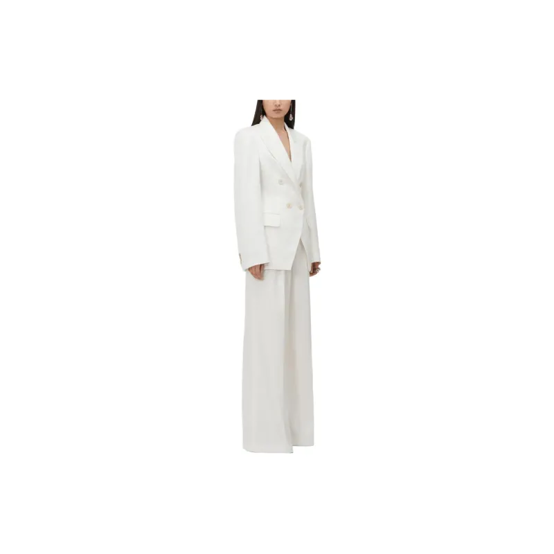 Alexander McQueen High Waist Wide Leg Trousers-3