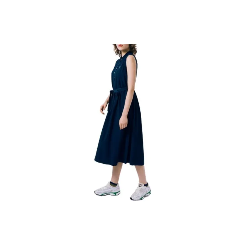 LACOSTE Sleeveless Dress Women's Blue-3