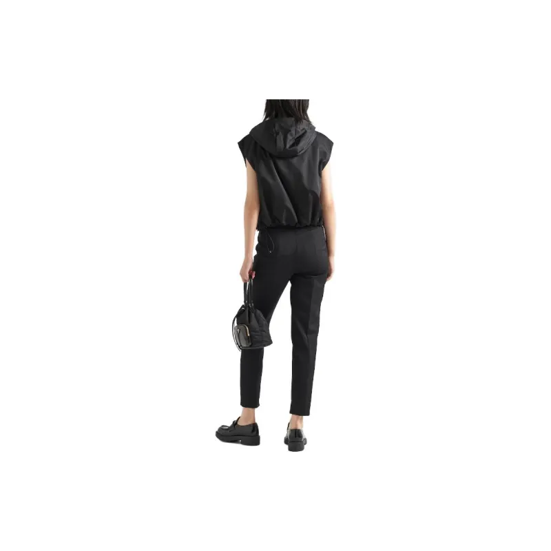 PRADA Half Zipped Drawstring Gilet-3
