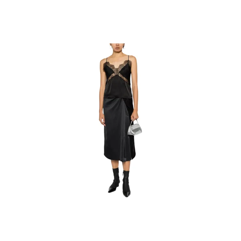 Anine Bing Amelie Lace-embroidered Top-1