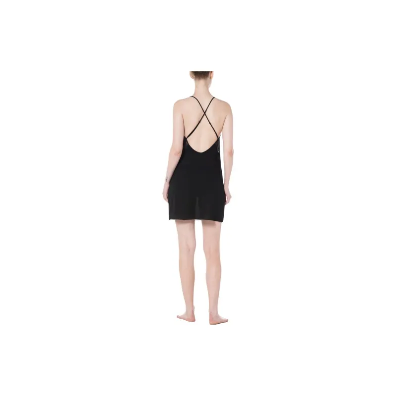 CK/Calvin Klein Black Label Series Slip Dresses Women's Black-2