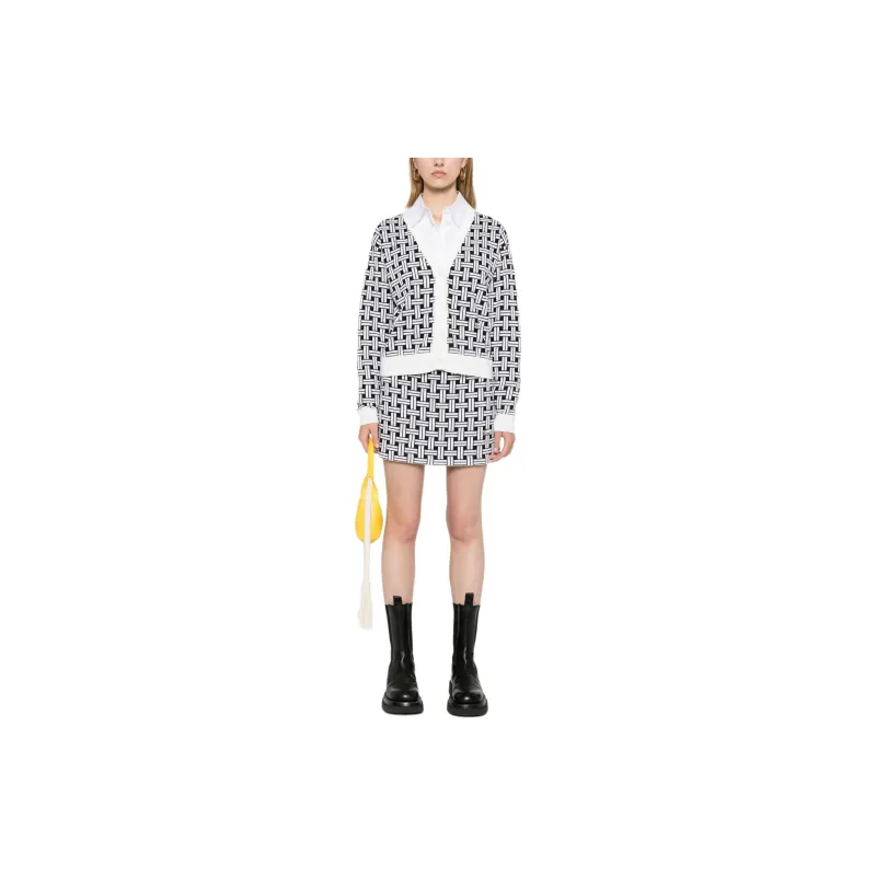 KENZO Patterned jacquard Mini Skirt-1