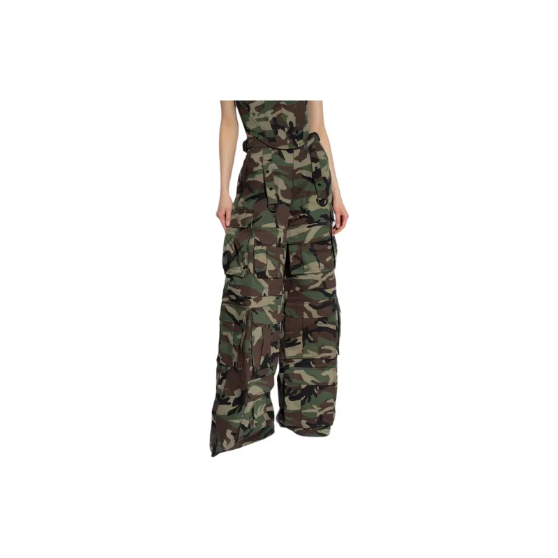 Vetements Camouflage print Wide leg Jeans-2