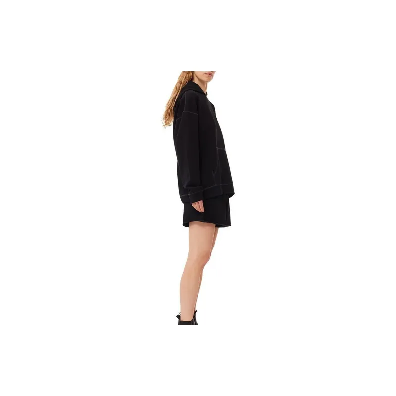 GANNI Isoli Butterfly Detailed Drop Shoulder Hoodie-3