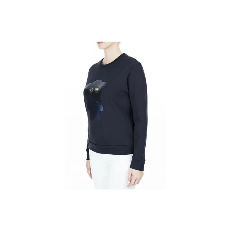 EMPORIO ARMANI Sweatshirt Women's Marine Blue-3