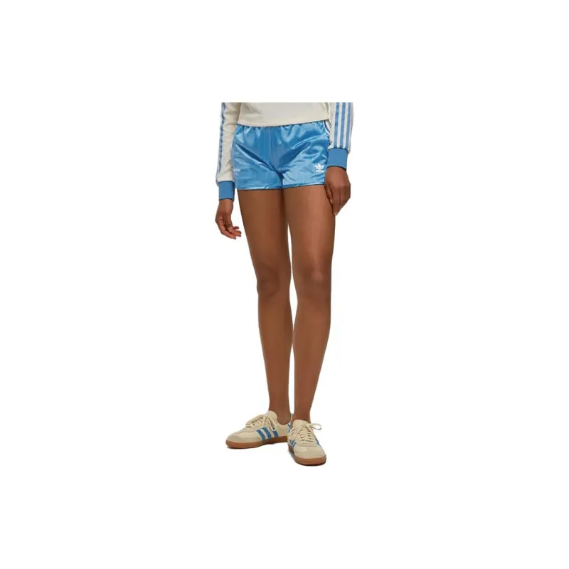 Adidas Originals X Sporty & Rich Track Shorts Baby Blue/Cream-3