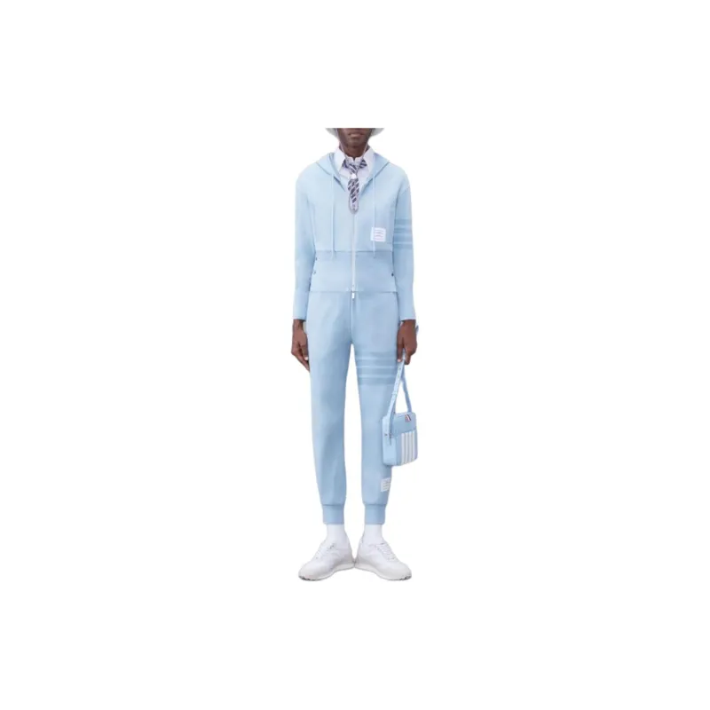 THOM BROWNE 4 Bar Drawstring Track Pants-4