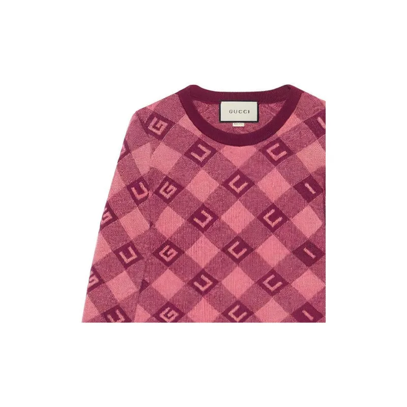 GUCCI Sweaters Women's Burgundy-4