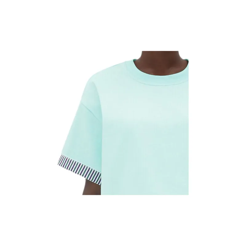 Bottega Veneta SS24 T-Shirt Women's Light Green Turquoise Stone Color-5