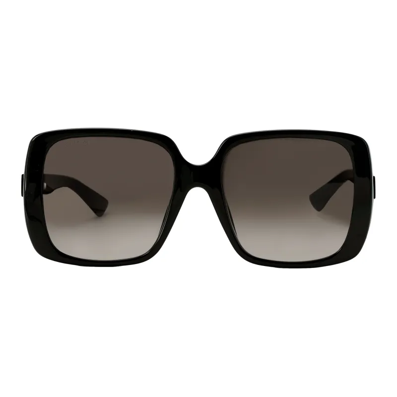 GUCCI Classic Fashion Square Sunglasses Black-1
