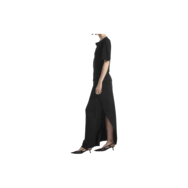 COS Casual Long Skirt Women's Black-3