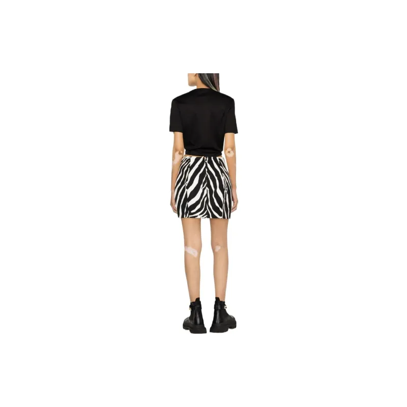 VERSACE Goddess Print T Shirt 'Black'-3