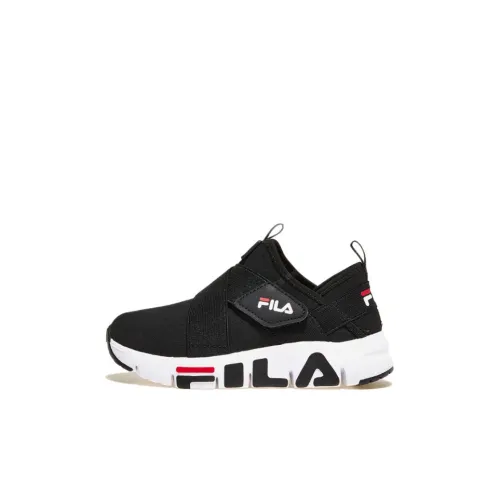 FILA KIDS Slip-Resistant Cushioning Kids Lifestyle Shoes Black White Kids'