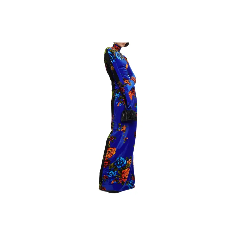 Vetements Velvet Flower Styling Top With Gloves 'Floral'-1