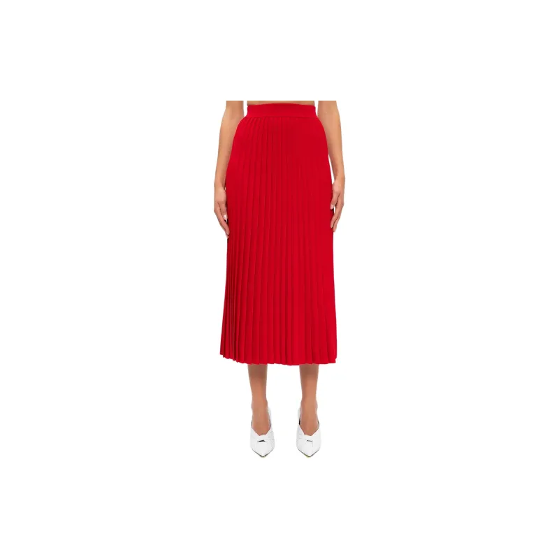 Balenciaga Casual Long Skirts Regular Fit Women's Red-2