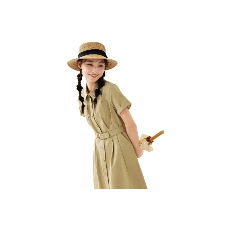 ZIHAN Short-Sleeved Dresses Women's-1