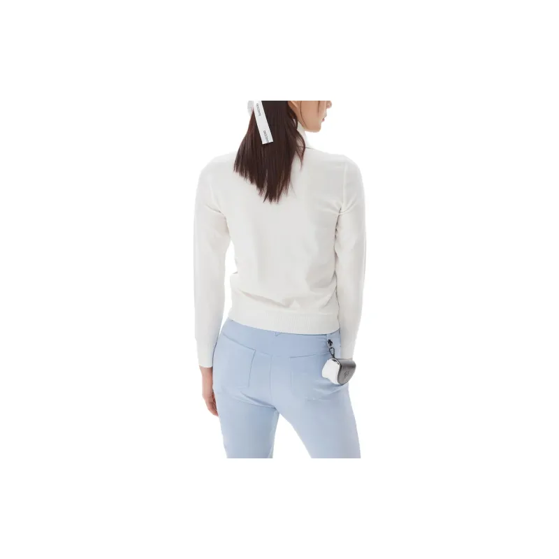 DESCENTE GOLF Sweater Women's White-5