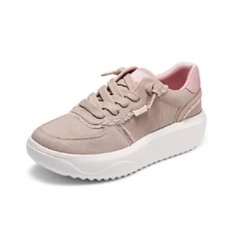 Skechers Bob's Anti Slip Wear Resistant Low Top Canvas Shoes Women's Brown Pink-2