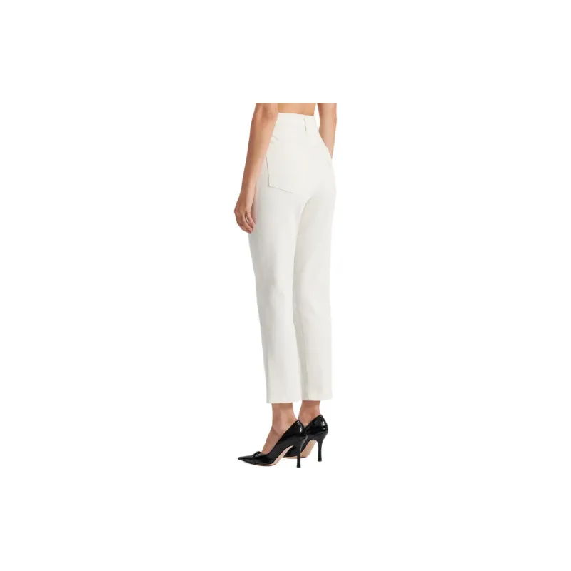 SCANLAN THEODORE High Rise Straight Crop Jean Jeans Women's NATURAL/Natural-2
