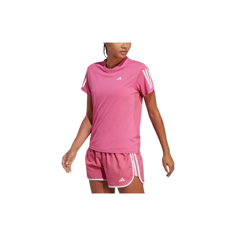 Adidas T Shirts Women's Old Fuchsia-1