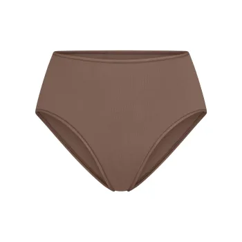 SKIMS COTTON JERSEY FULL BRIEF Underpants Women's 1 Pack TRUFFLE/Truffle Color