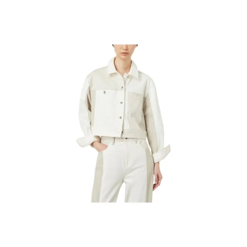 EMPORIO ARMANI Jackets Women's White-3