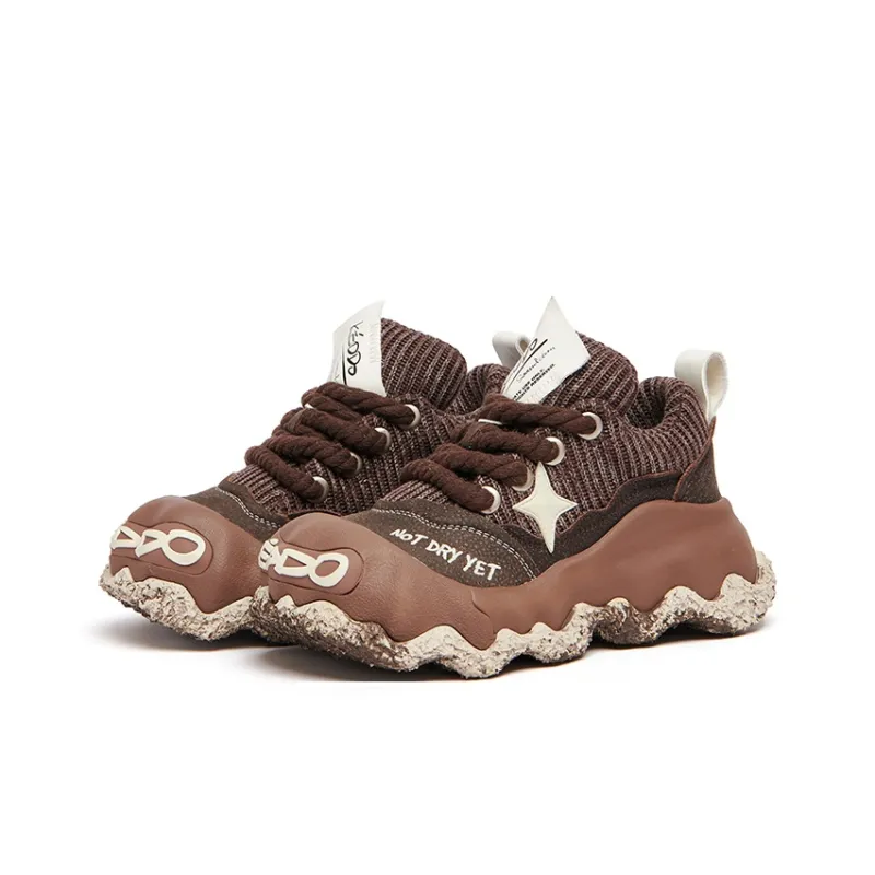 KEDDO Paint Is Not Dry Low-Top Chunky Sneakers Unisex-2