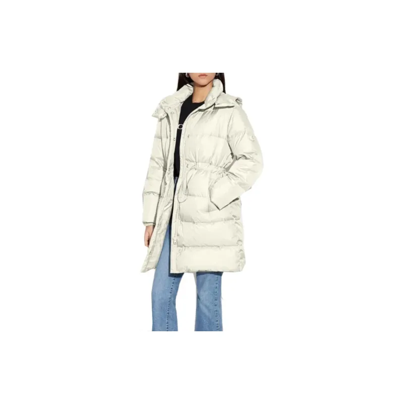 COACH Down Jacket Women's White-1