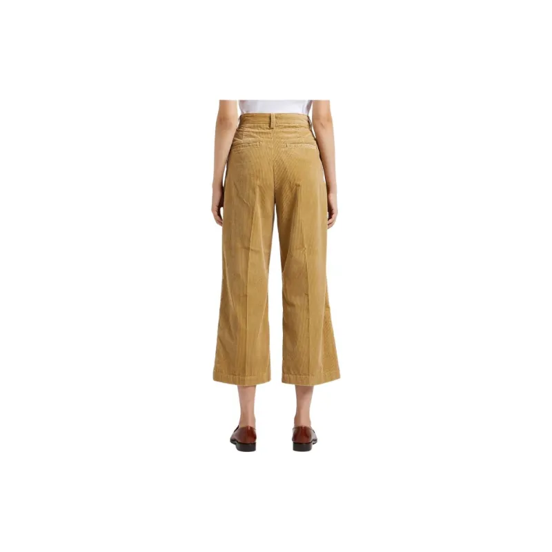 Polo Ralph Lauren Wide Leg Cropped Corduroy Trousers-1