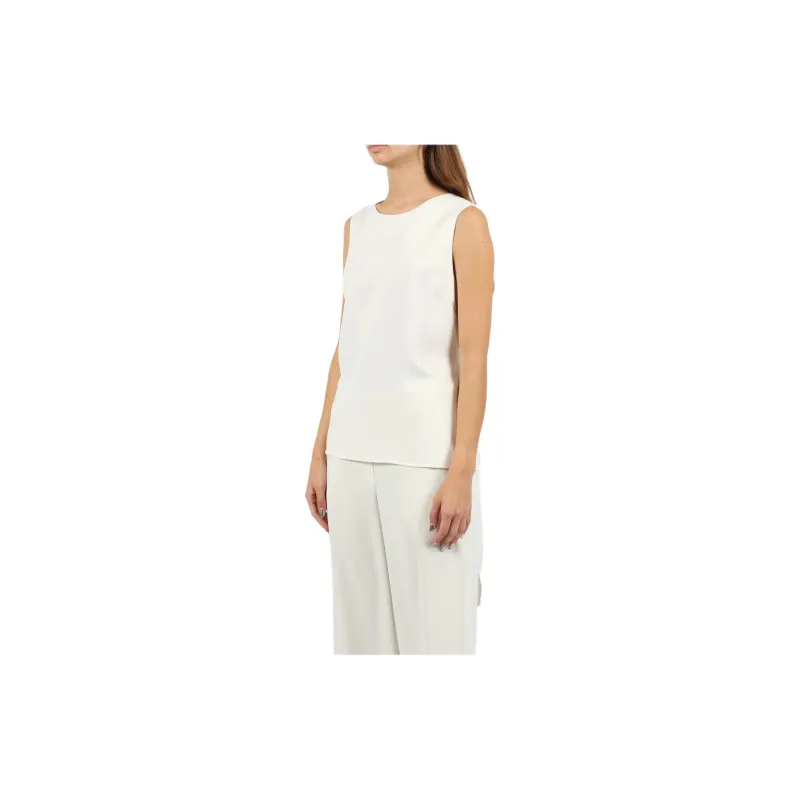 PAROSH T Shirts Women's White-3