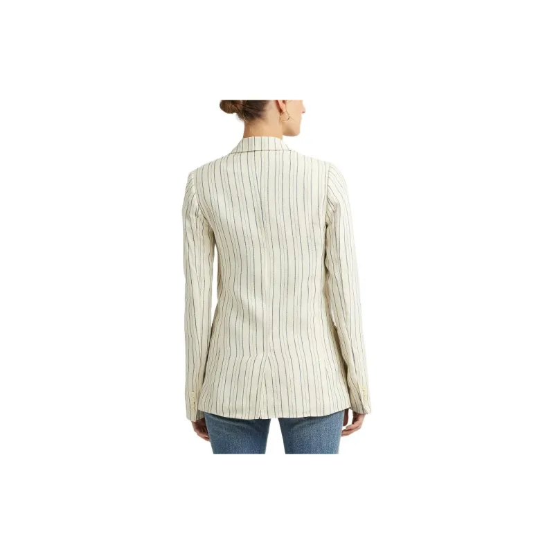 Polo Ralph Lauren SS24 Business Suit Coat Women's Cream-3