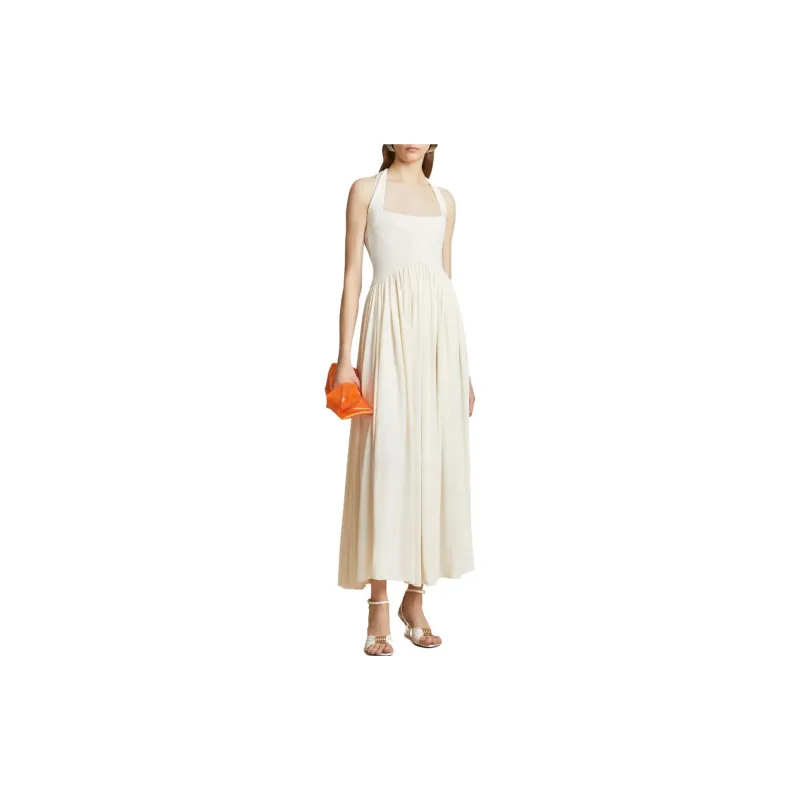 KHAITE Marisol Sleeveless Midi Dress-1