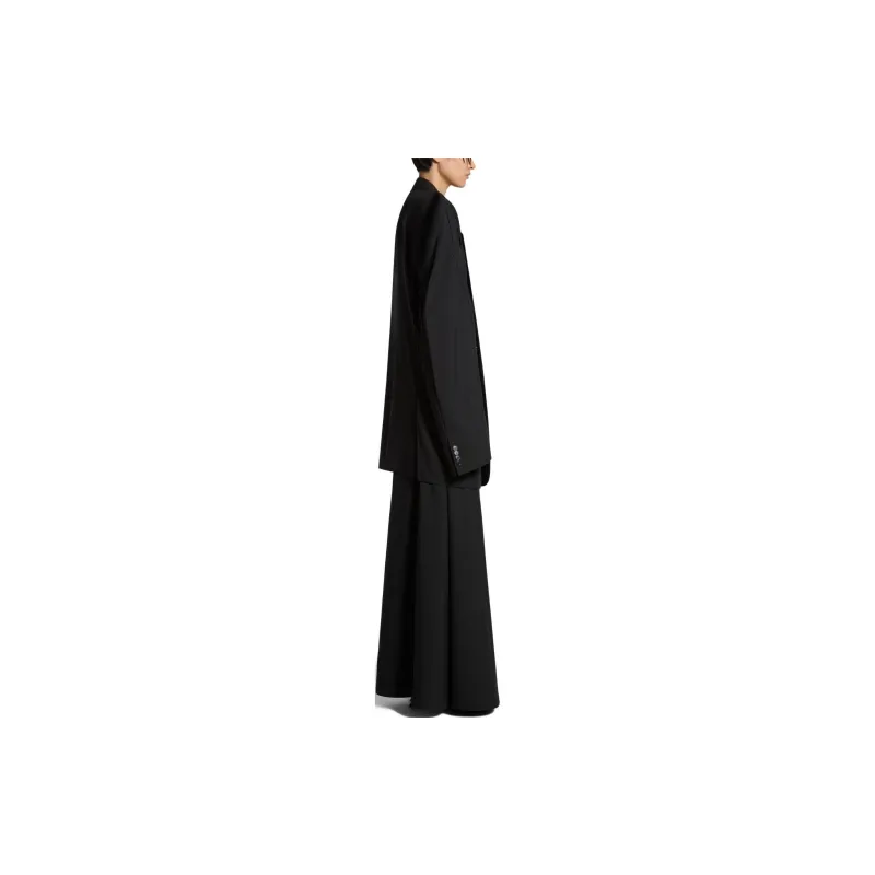 Balenciaga SS24 Business Suit Coat Loose Fit Women's Black-3