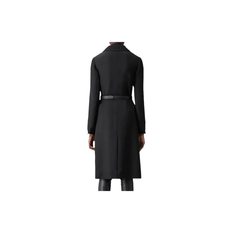 Burberry Trench Coats Women's Black-2