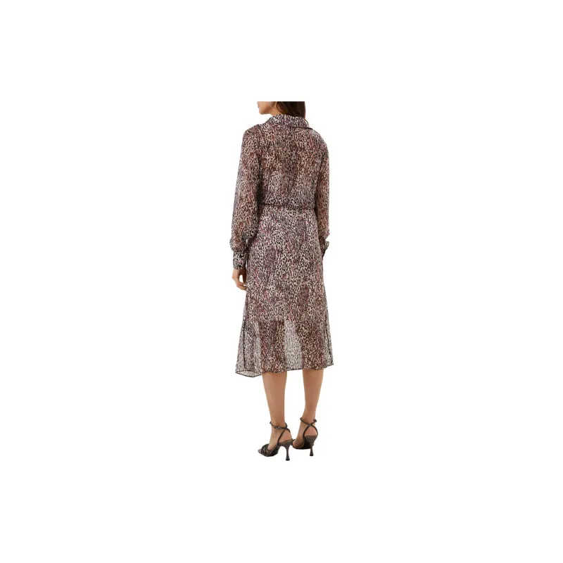 GUESS Long Sleeved Dress Women's Brown-2