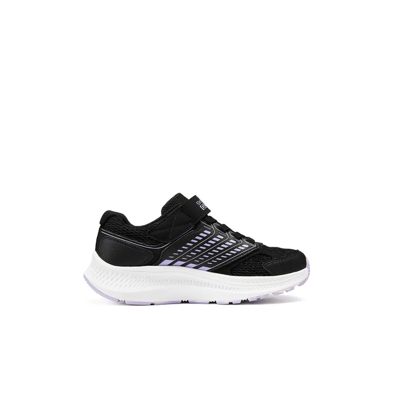 Skechers Girls Cushioning, Wear Resistant Low Top Kids Lifestyle Shoes Black Kids'-1