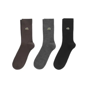 LACOSTE Mid-Calf Socks Men's 3 Pack