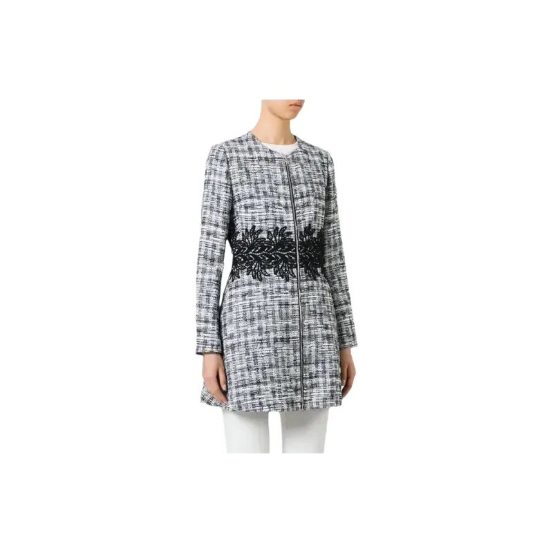 Moncler SS21 Coats Women's Black/White-1