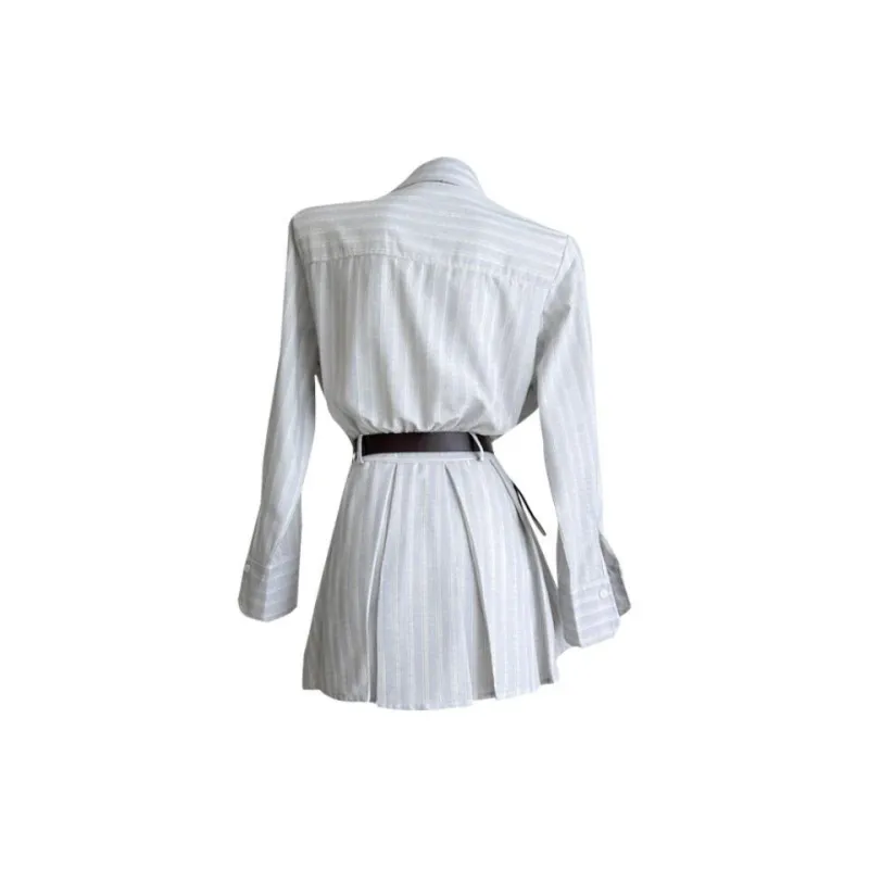 BDGU Long Sleeved Dress Women's Blue-1