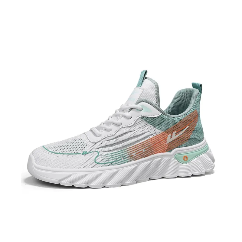 WARRIOR Running Shoes Men Low Top Orange-2