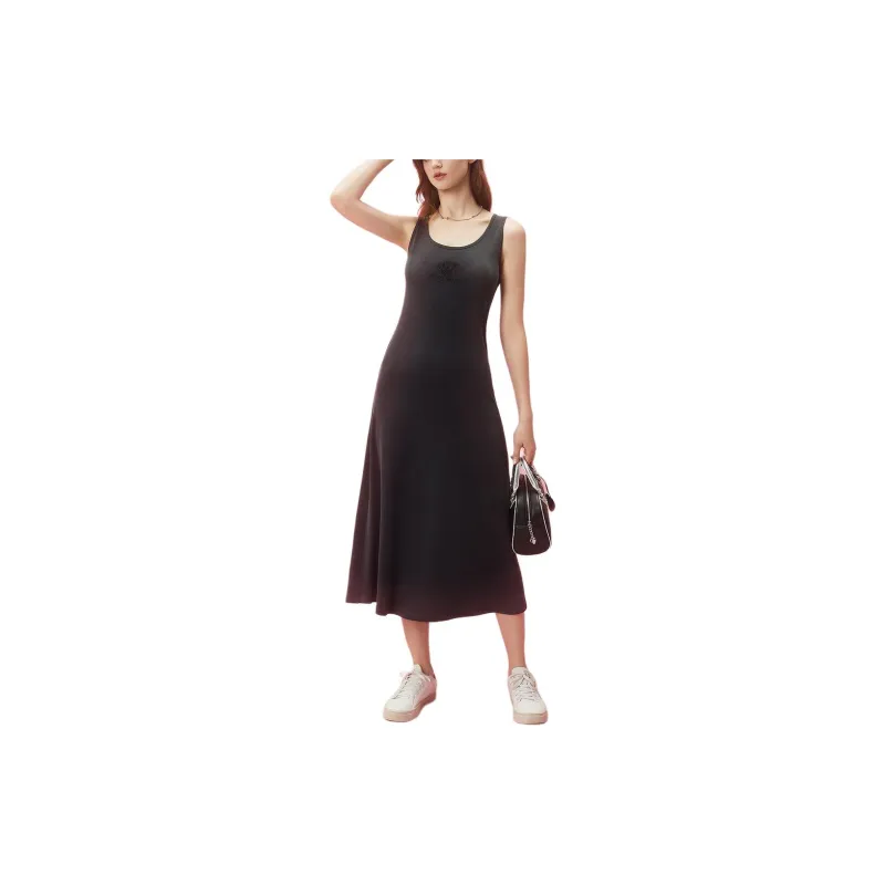 JUZI Sleeveless Dress Women's Dark Gray-2