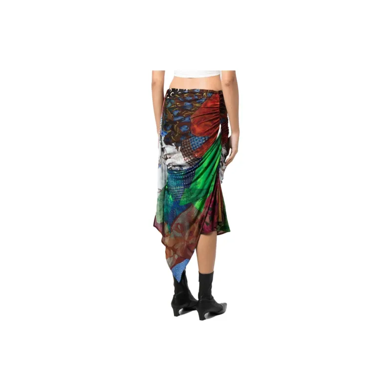 marine serre Body Shelter Draped Skirt-2