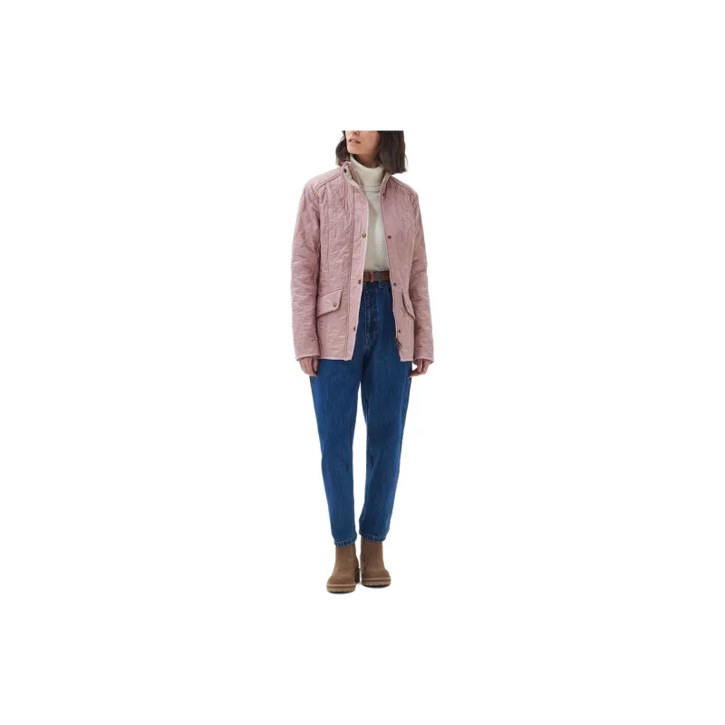 BARBOUR Barbour Cavalry Polarquilt Jackets Coats Women's Pink-3