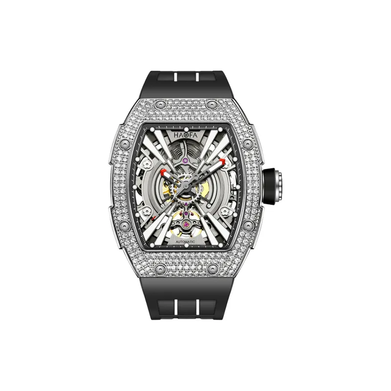 HaofaTourbillon 1907S Automatic Mechanical Movement Watch Men's Watches Cut-Out Dial-0