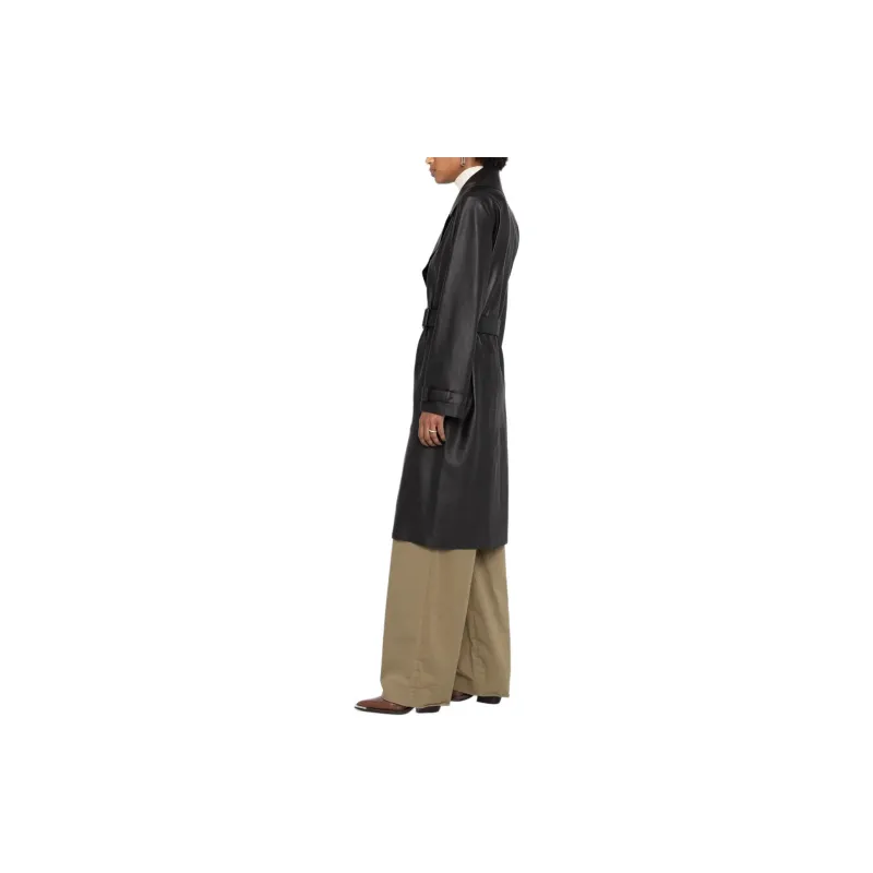 Polo Ralph Lauren Trench Coat Women's Black-3