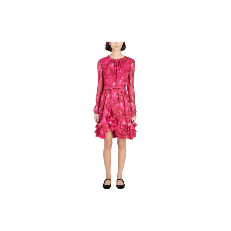 Giambattista Vall Rose Mania print Silk georgette Dress-2