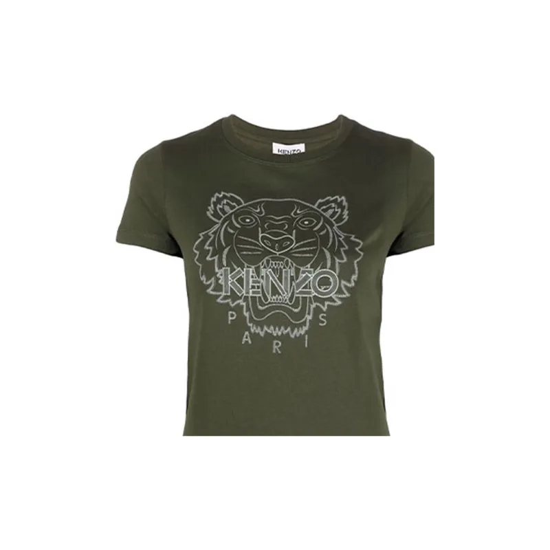 KENZO T Shirts Women's Green-4