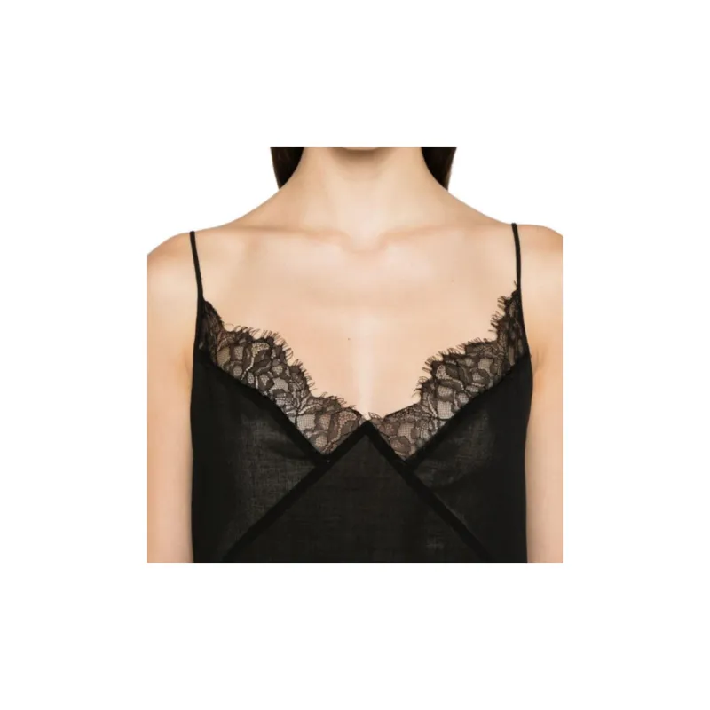 Blumarine Lace trim Mini Dress-4